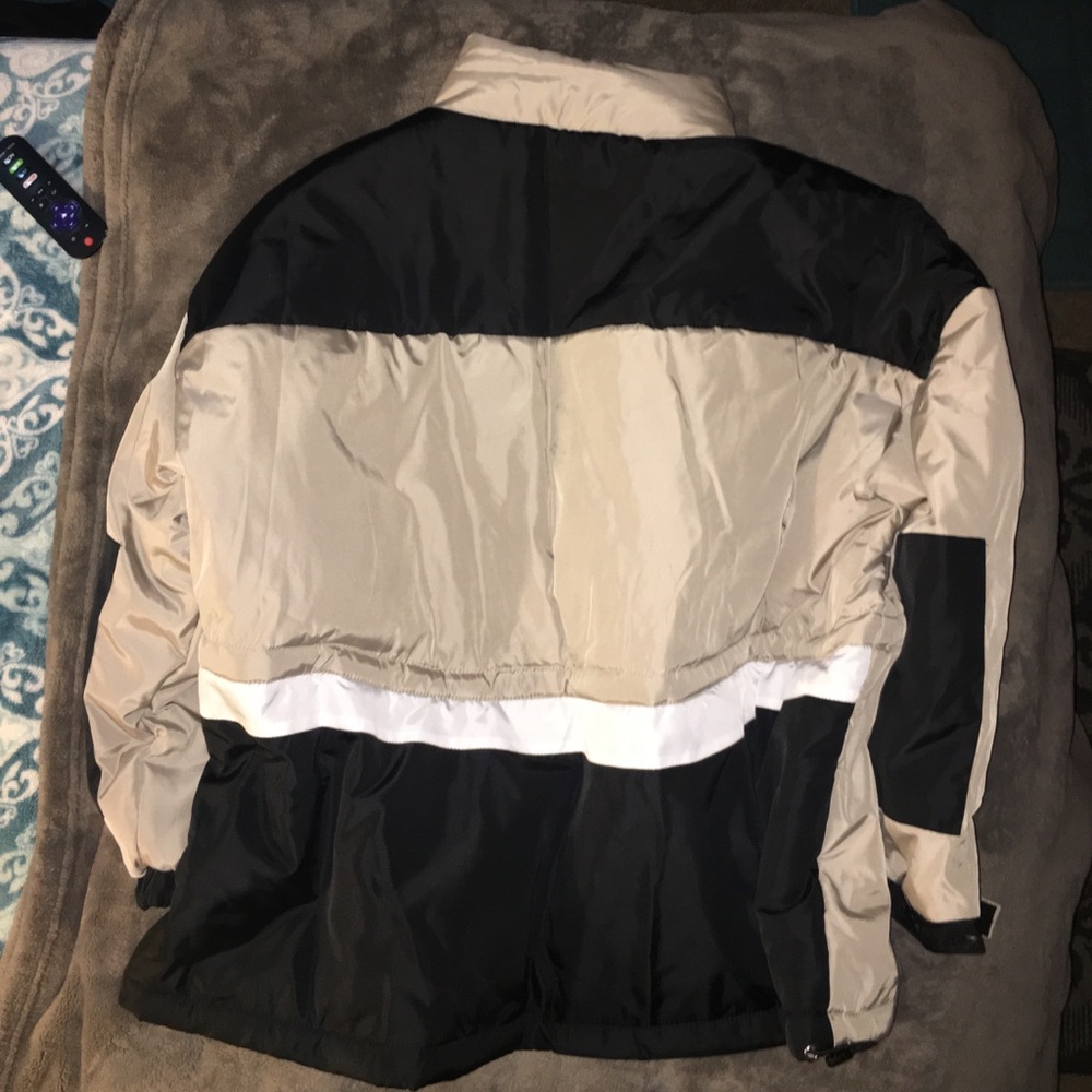 Stone Padded Color Block Jacket - Picture 2 of 2